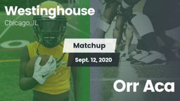 Matchup: Westinghouse High vs. Orr Aca 2020