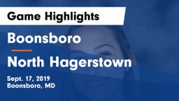 Boonsboro  vs North Hagerstown  Game Highlights - Sept. 17, 2019