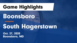 Boonsboro  vs South Hagerstown  Game Highlights - Oct. 27, 2020