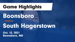 Boonsboro  vs South Hagerstown  Game Highlights - Oct. 13, 2021