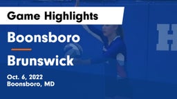 Boonsboro  vs Brunswick   Game Highlights - Oct. 6, 2022