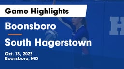 Boonsboro  vs South Hagerstown  Game Highlights - Oct. 13, 2022