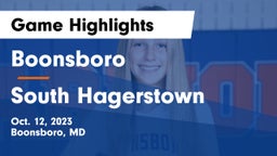 Boonsboro  vs South Hagerstown  Game Highlights - Oct. 12, 2023
