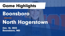 Boonsboro  vs North Hagerstown Game Highlights - Oct. 18, 2023