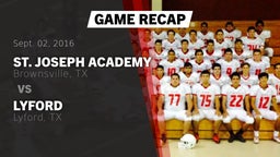 Recap: St. Joseph Academy  vs. Lyford  2016