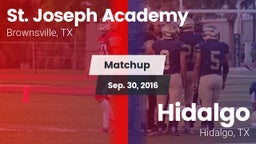 Matchup: St. Joseph Academy vs. Hidalgo  2016