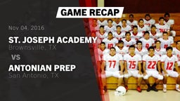 Recap: St. Joseph Academy  vs. Antonian Prep  2016