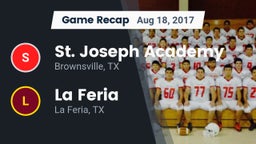 Recap: St. Joseph Academy  vs. La Feria  2017