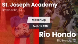 Matchup: St. Joseph Academy vs. Rio Hondo  2017