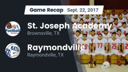 Recap: St. Joseph Academy  vs. Raymondville  2017