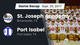 Recap: St. Joseph Academy  vs. Port Isabel  2017