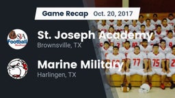 Recap: St. Joseph Academy  vs. Marine Military  2017