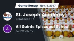 Recap: St. Joseph Academy  vs. All Saints Episcopal School 2017
