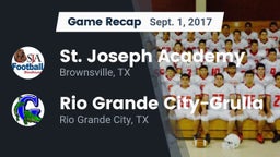 Recap: St. Joseph Academy  vs. Rio Grande City-Grulla  2017