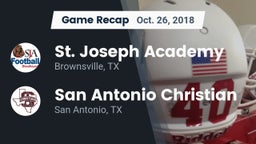 Recap: St. Joseph Academy  vs. San Antonio Christian  2018