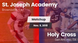 Matchup: St. Joseph Academy vs. Holy Cross  2018
