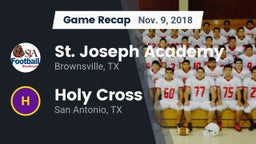 Recap: St. Joseph Academy  vs. Holy Cross  2018
