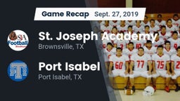 Recap: St. Joseph Academy  vs. Port Isabel  2019