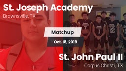 Matchup: St. Joseph Academy vs. St. John Paul II  2019