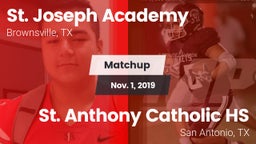 Matchup: St. Joseph Academy vs. St. Anthony Catholic HS 2019