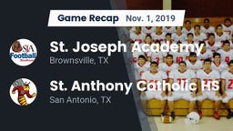 Recap: St. Joseph Academy  vs. St. Anthony Catholic HS 2019