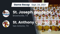Recap: St. Joseph Academy  vs. St. Anthony Catholic HS 2021