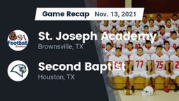 Recap: St. Joseph Academy  vs. Second Baptist  2021