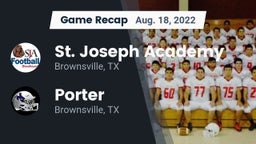 Recap: St. Joseph Academy  vs. Porter  2022