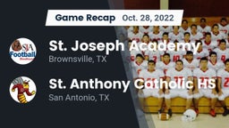 Recap: St. Joseph Academy  vs. St. Anthony Catholic HS 2022