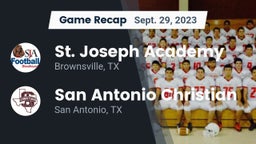 Recap: St. Joseph Academy  vs. San Antonio Christian  2023
