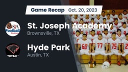 Recap: St. Joseph Academy  vs. Hyde Park  2023