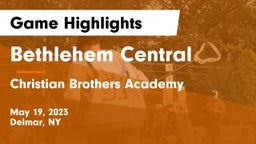 Bethlehem Central  vs Christian Brothers Academy  Game Highlights - May 19, 2023