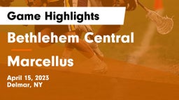 Bethlehem Central  vs Marcellus  Game Highlights - April 15, 2023