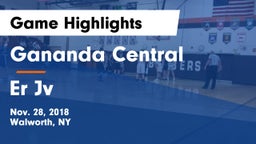 Gananda Central  vs Er Jv  Game Highlights - Nov. 28, 2018