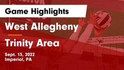 West Allegheny  vs Trinity Area  Game Highlights - Sept. 13, 2022