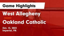 West Allegheny  vs Oakland Catholic  Game Highlights - Oct. 13, 2022