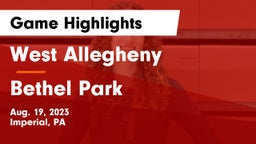 West Allegheny  vs Bethel Park  Game Highlights - Aug. 19, 2023