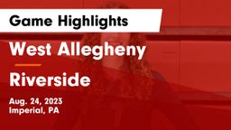 West Allegheny  vs Riverside  Game Highlights - Aug. 24, 2023