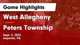 West Allegheny  vs Peters Township  Game Highlights - Sept. 2, 2023