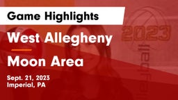 West Allegheny  vs Moon Area  Game Highlights - Sept. 21, 2023