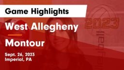 West Allegheny  vs Montour  Game Highlights - Sept. 26, 2023
