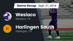 Recap: Weslaco  vs. Harlingen South  2018