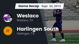 Recap: Weslaco  vs. Harlingen South  2019
