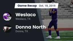 Recap: Weslaco  vs. Donna North  2019
