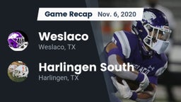 Recap: Weslaco  vs. Harlingen South  2020