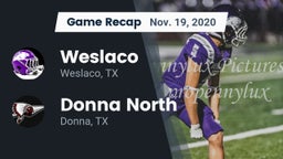 Recap: Weslaco  vs. Donna North  2020