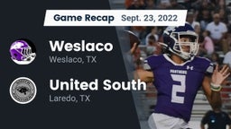 Recap: Weslaco  vs. United South  2022