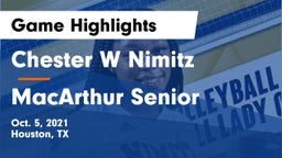 Chester W Nimitz  vs MacArthur Senior  Game Highlights - Oct. 5, 2021