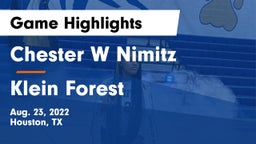 Chester W Nimitz  vs Klein Forest  Game Highlights - Aug. 23, 2022