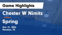 Chester W Nimitz  vs Spring  Game Highlights - Oct. 21, 2022